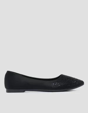 Laviola LSH Pointed Toe Sepatu Flat Wanita