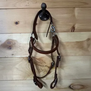 Leather Mule Headstall - Brown