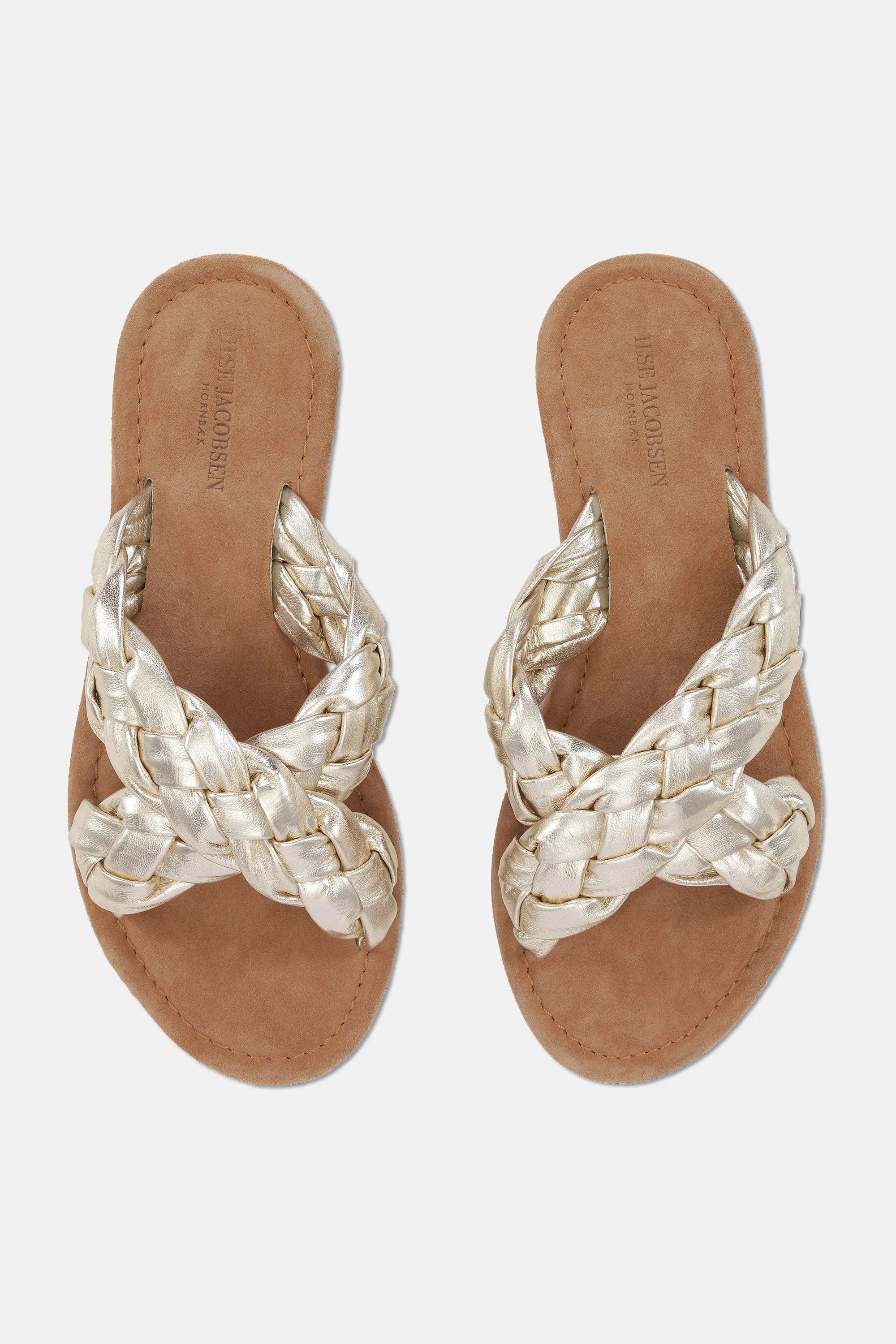 Ledersandalen - Silver