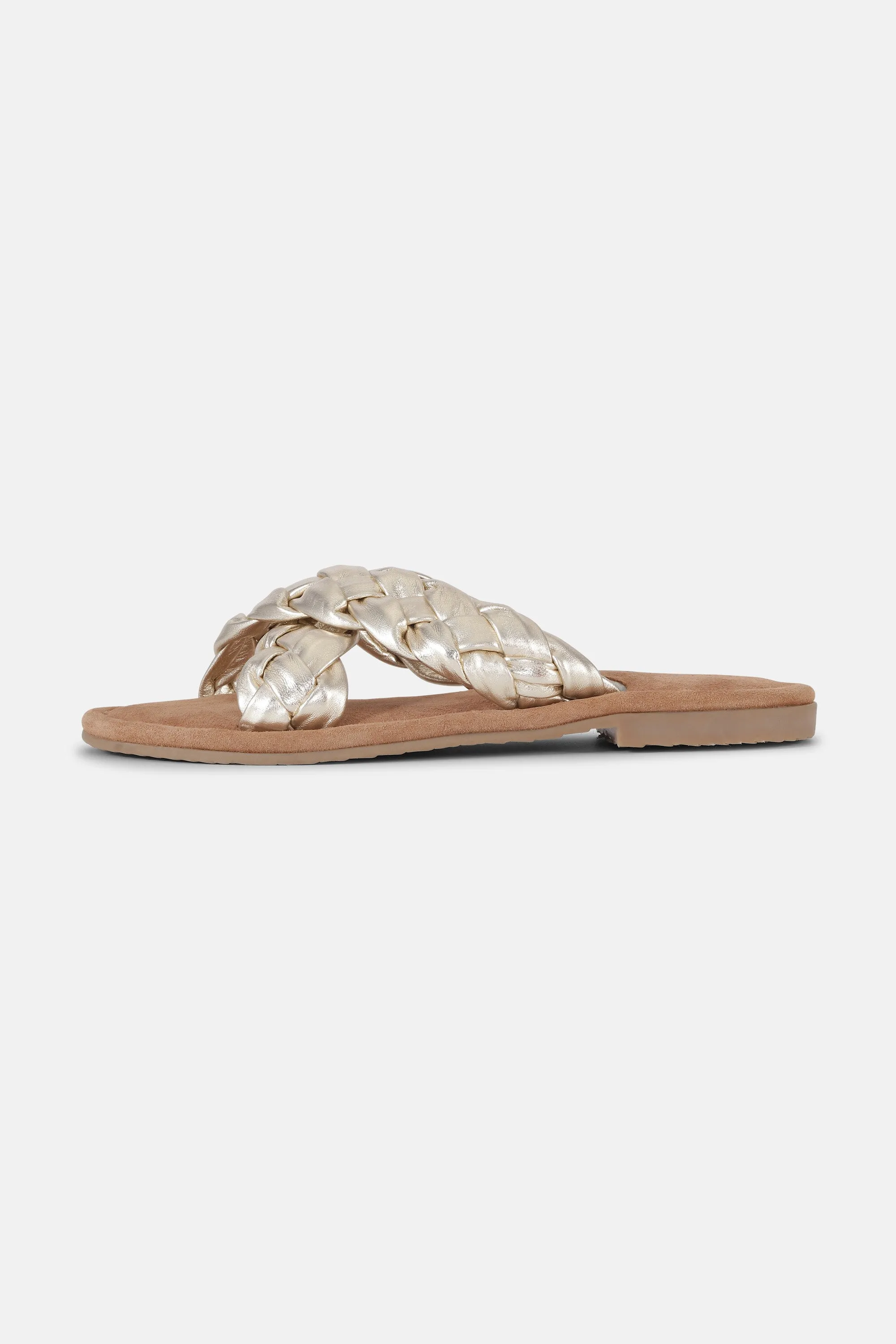 Ledersandalen - Silver