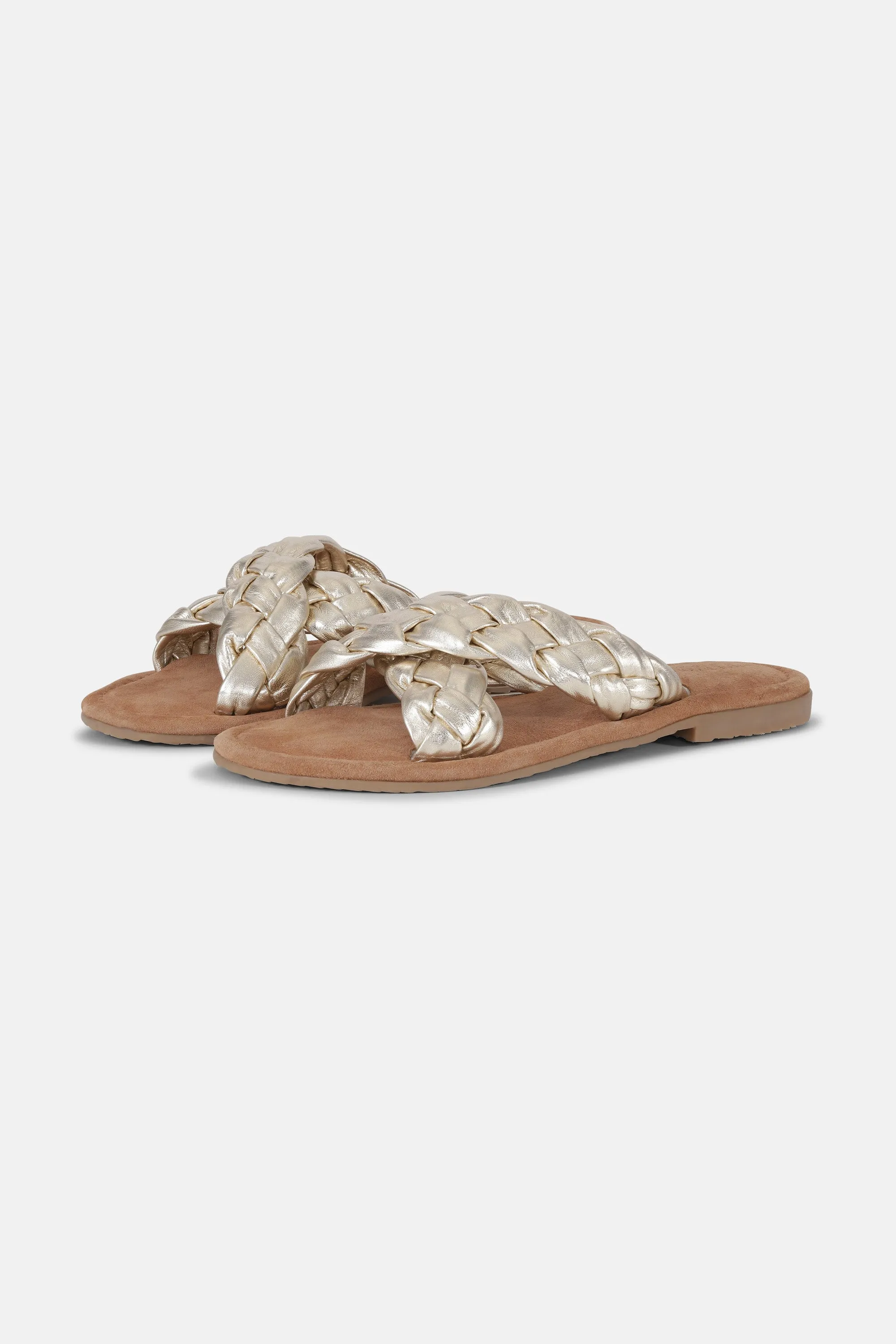 Ledersandalen - Silver