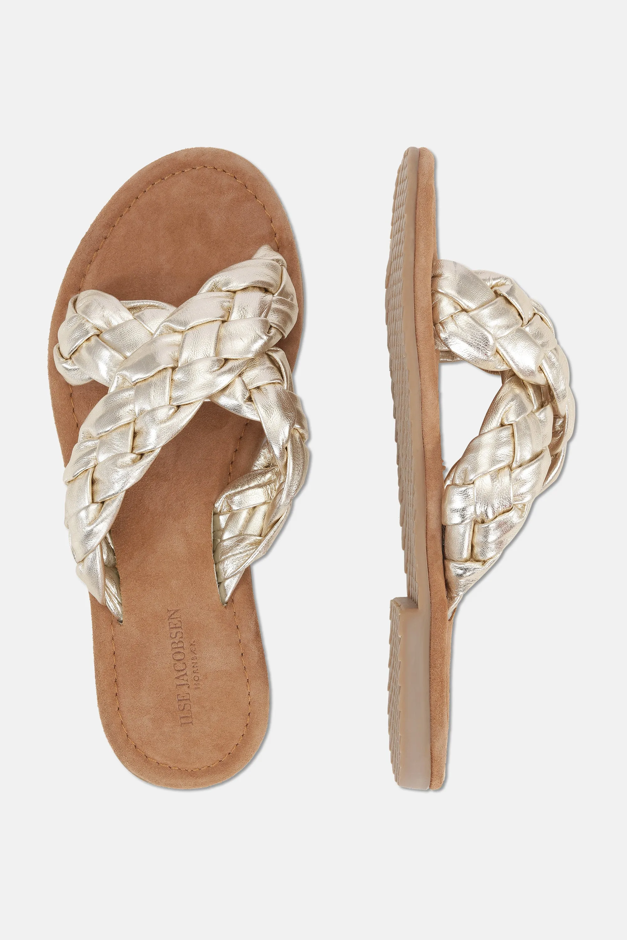 Ledersandalen - Silver