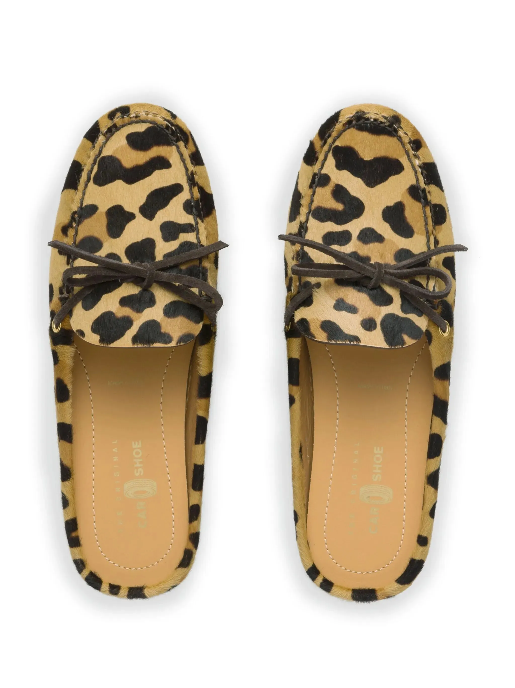 Leopard-print Slippers