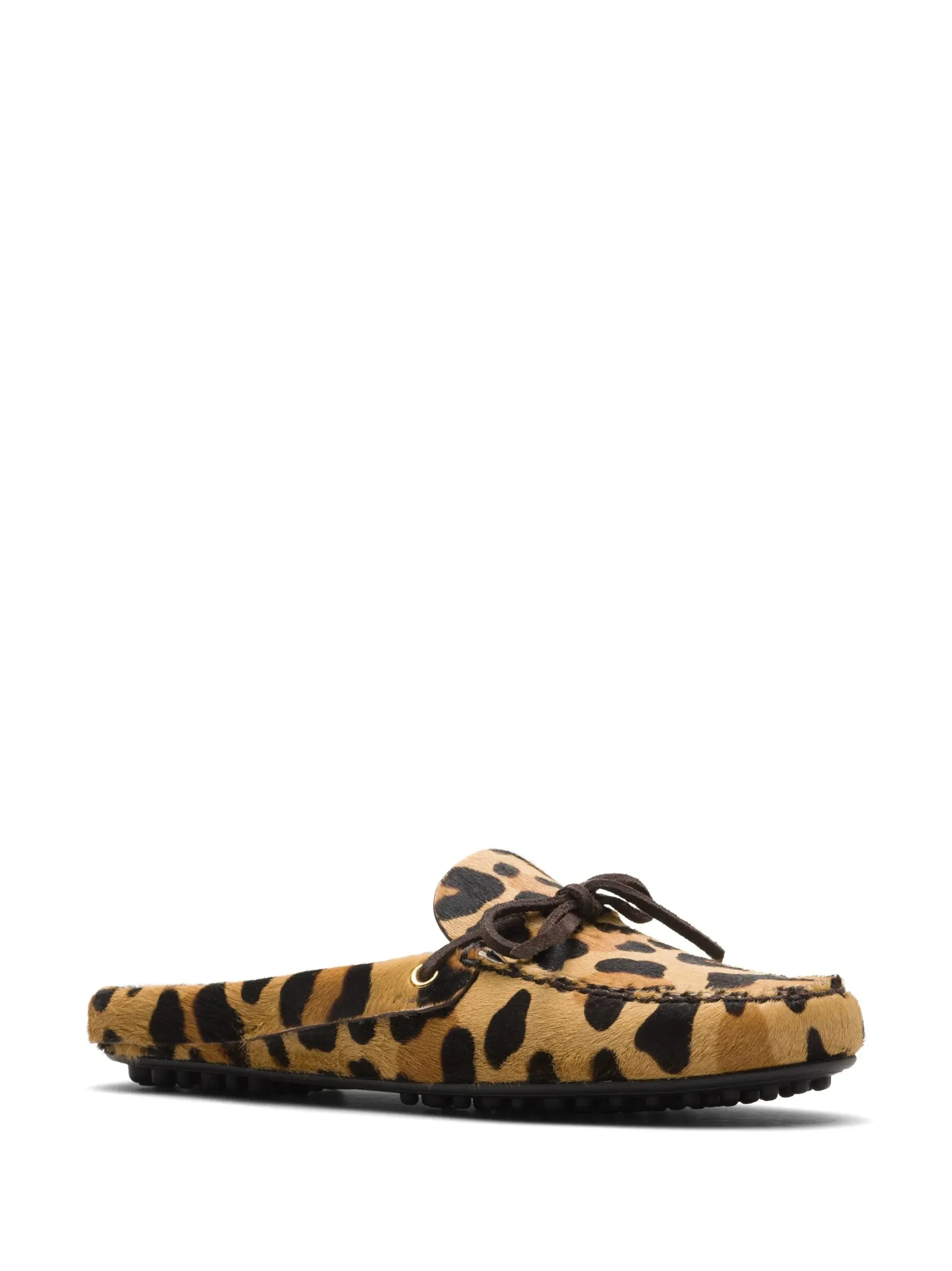 Leopard-print Slippers