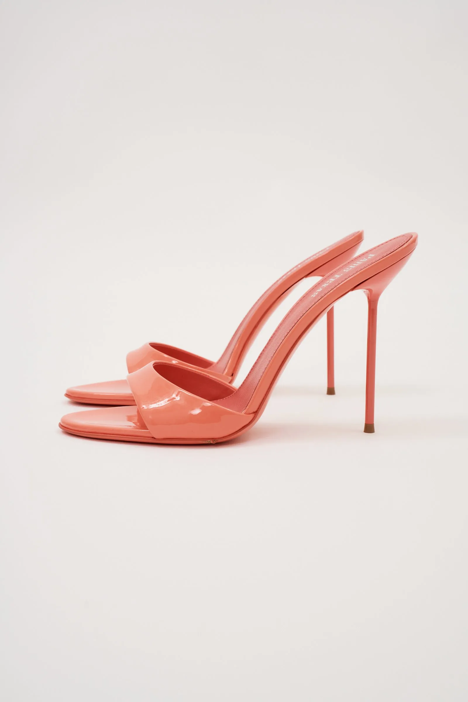 Lidia Coral Patent Mule