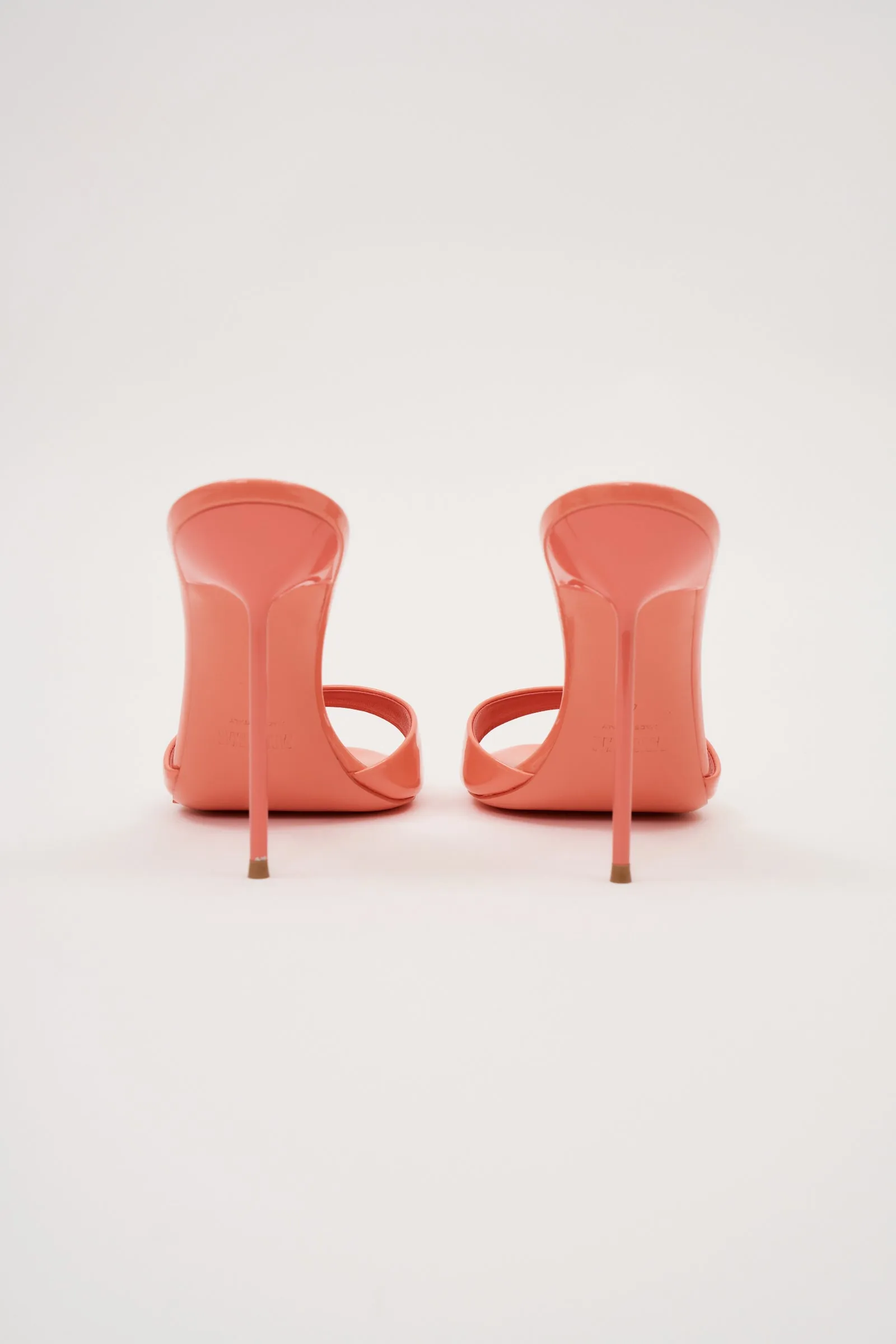 Lidia Coral Patent Mule