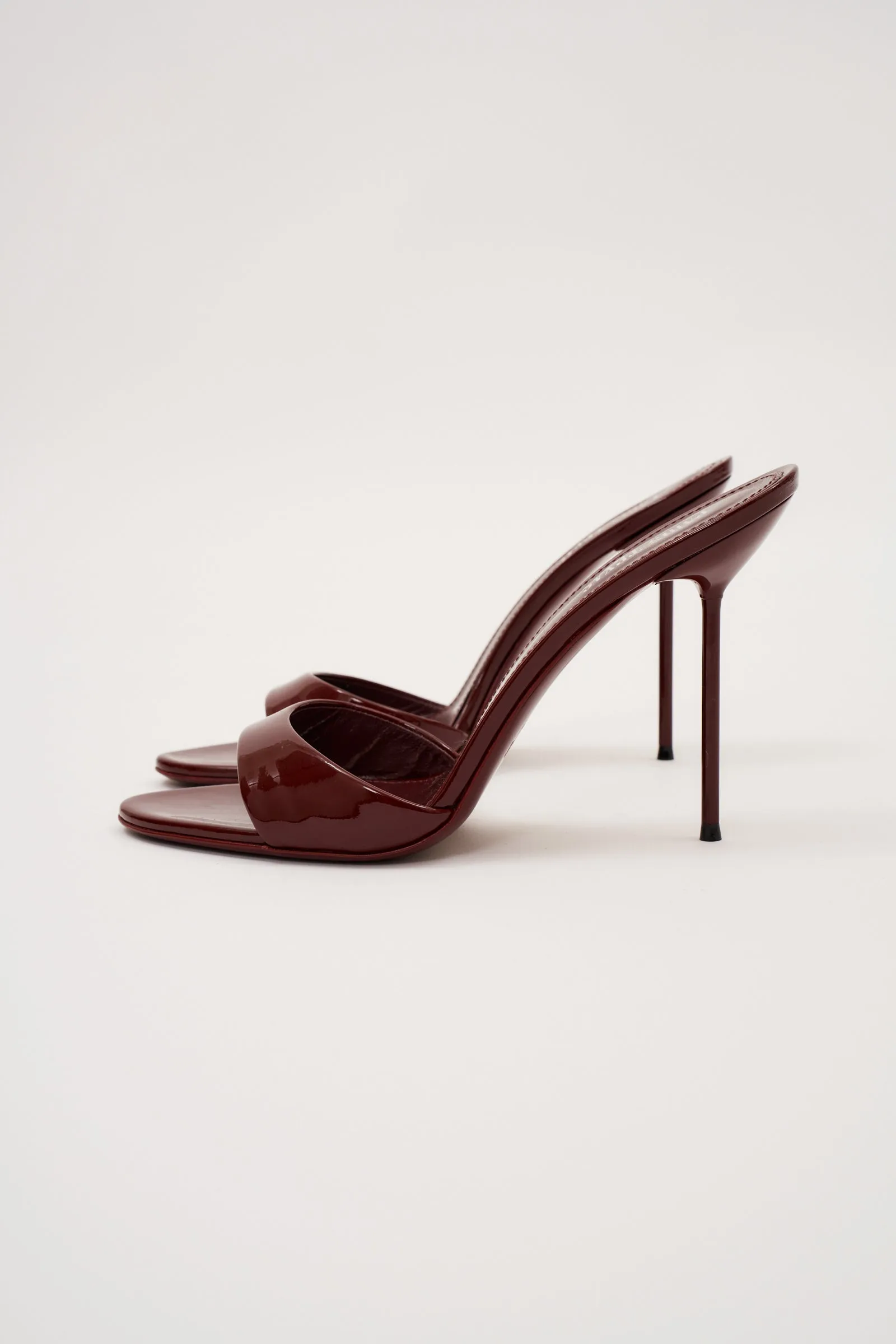 Lidia Rouge Noir Patent Mule