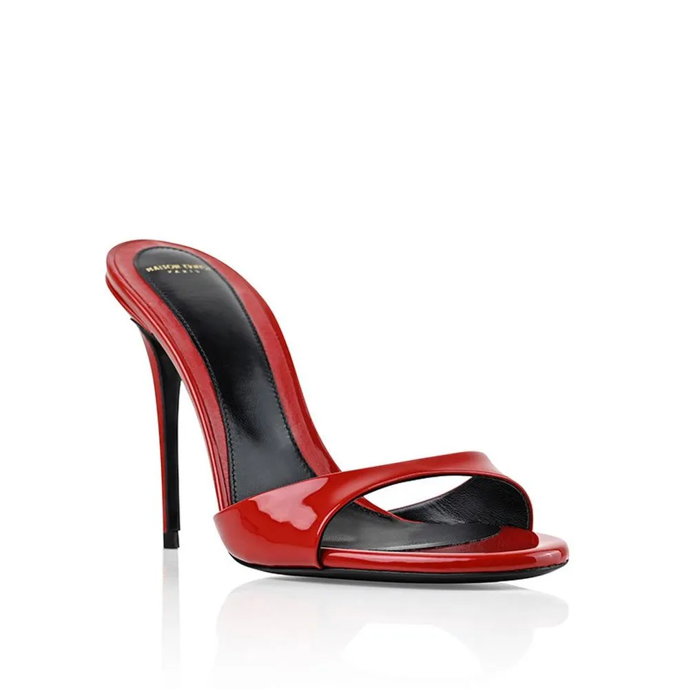 Lidylle 100 Mm Red Matt Leather