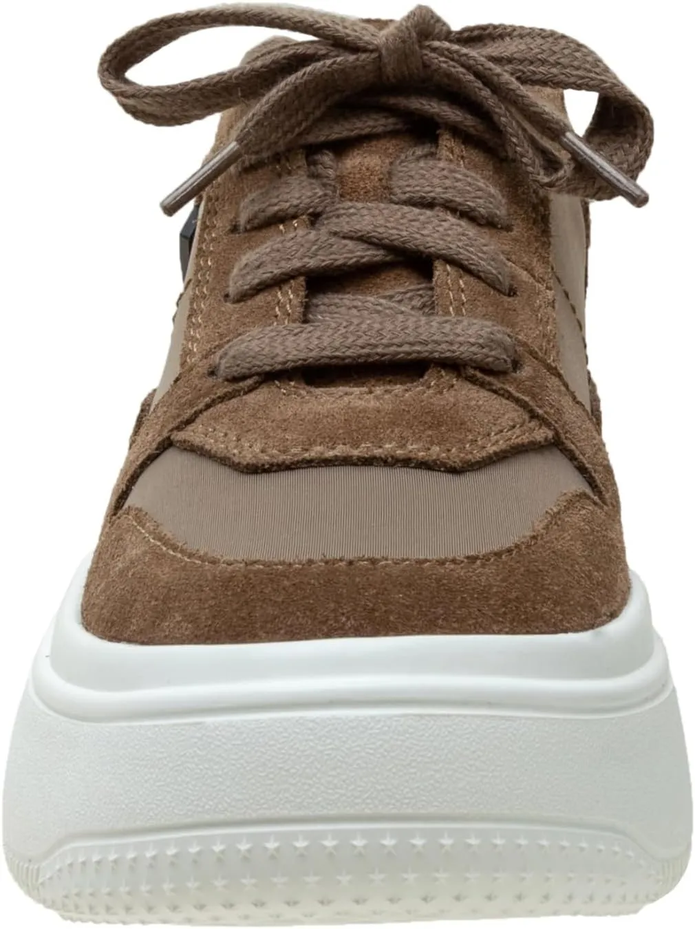 Linea Paolo - Gains - Womens Lace-Up Light Weight Leather Platform Sneakers