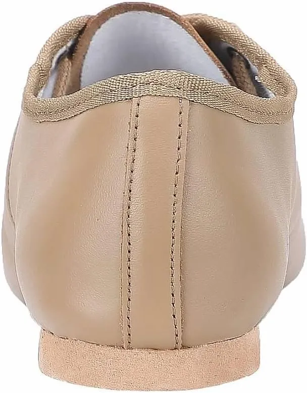 Linodes Leather Lace Up Unisex Jazz Shoe for Women and Men's Dance Shoes