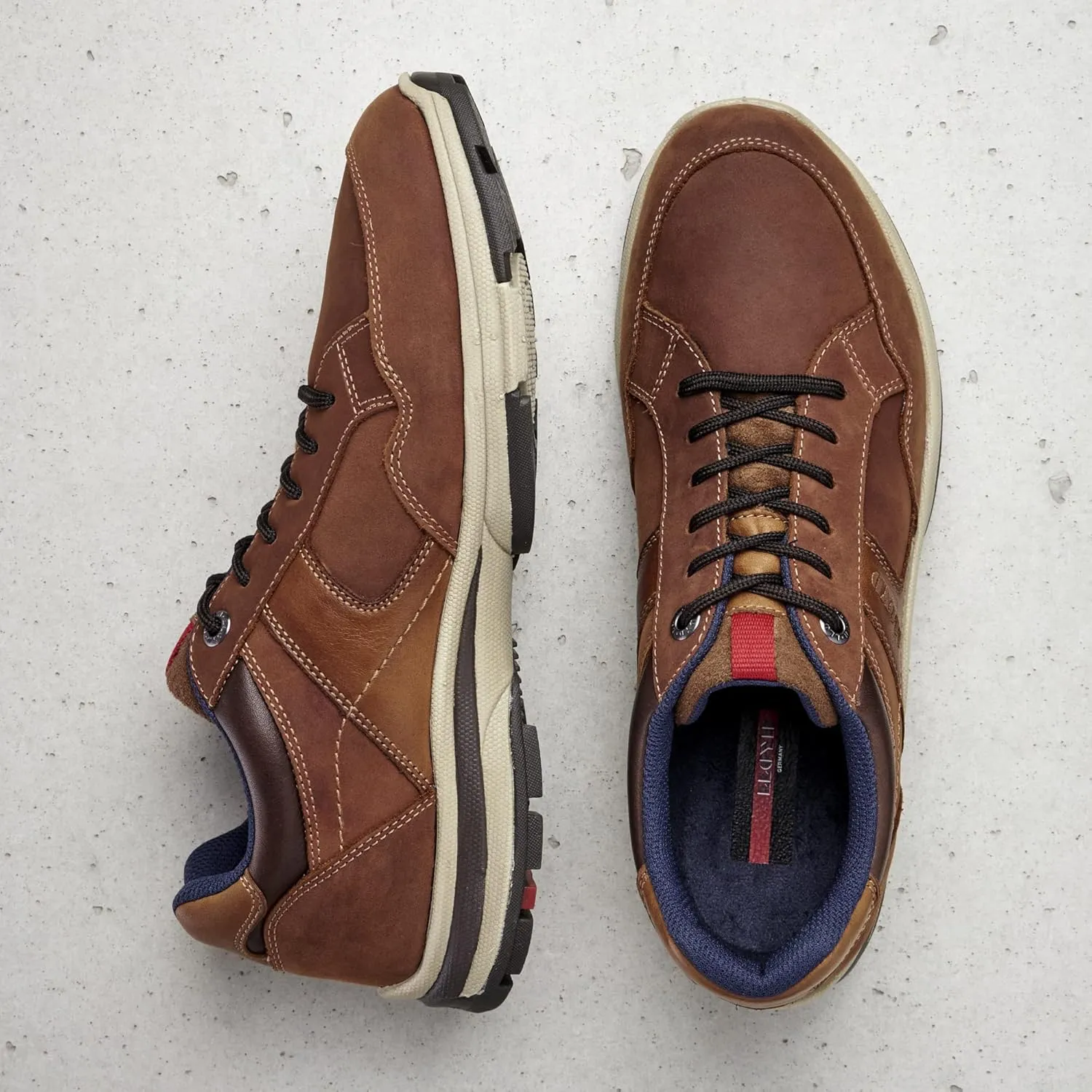LLOYD Men's Lace-Up Shoes Ensor, Mr Comfortable Shoes