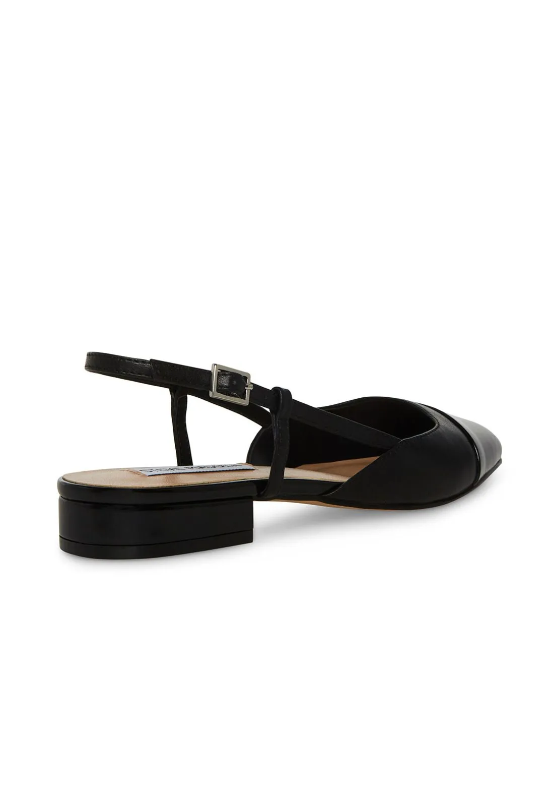 Low Heeled Ch  Pump - Black