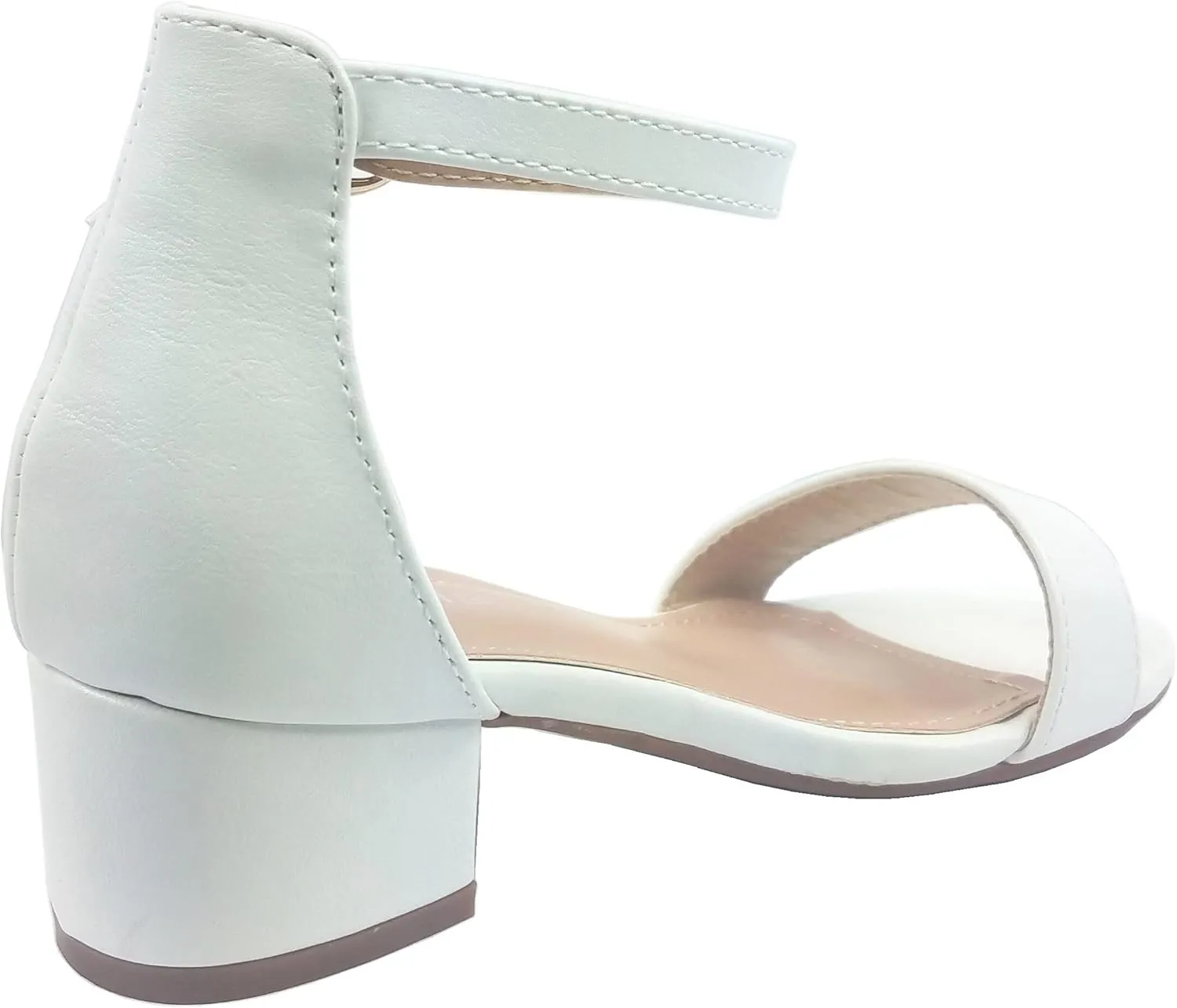 Lucky Top Girls Dress Sandal Low Heel Ankle Strap