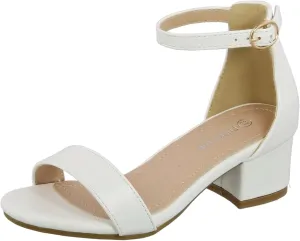 Lucky Top Girls Dress Sandal Low Heel Ankle Strap