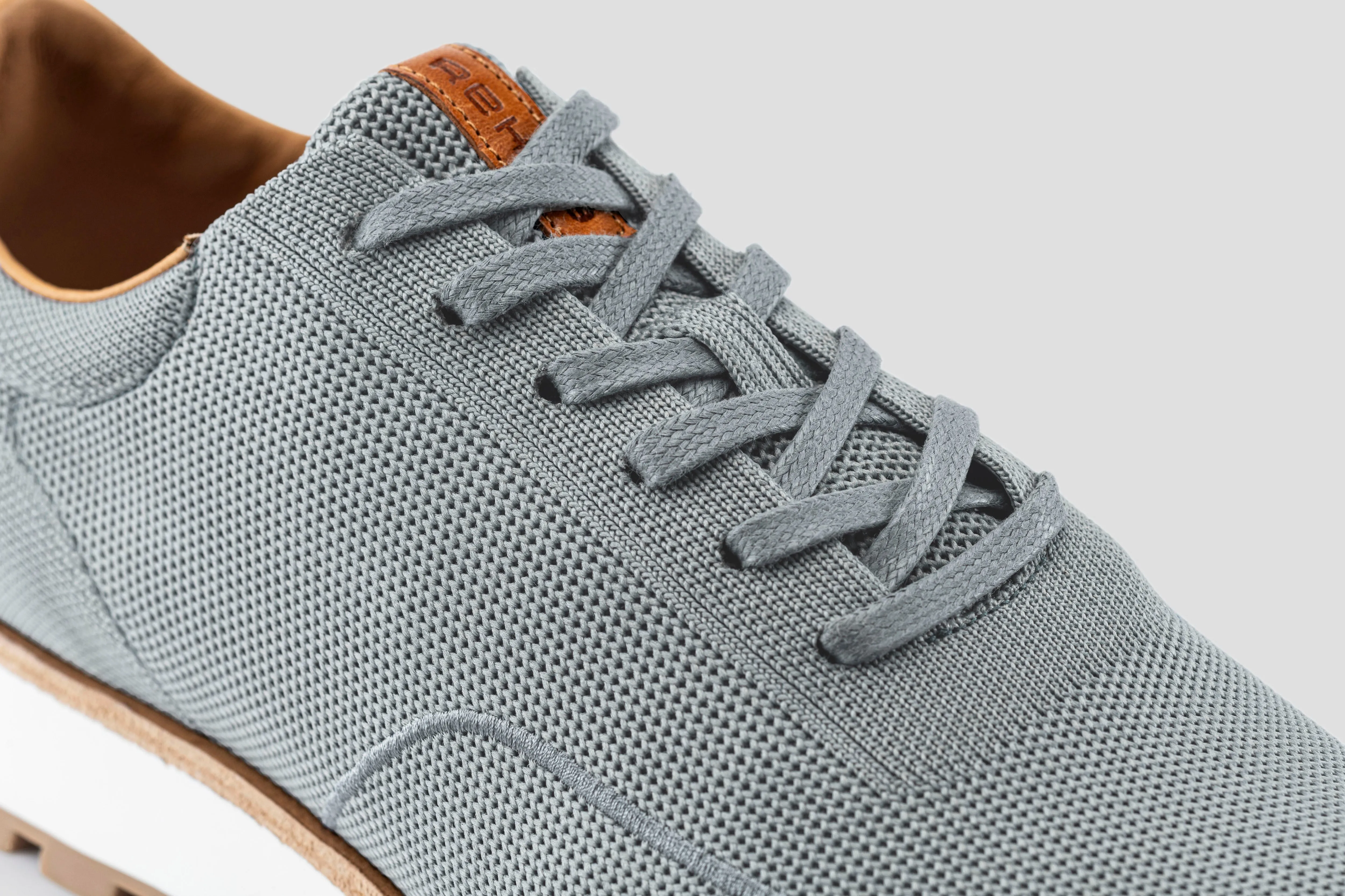 Mason Knit | Lichtblauwe sneaker