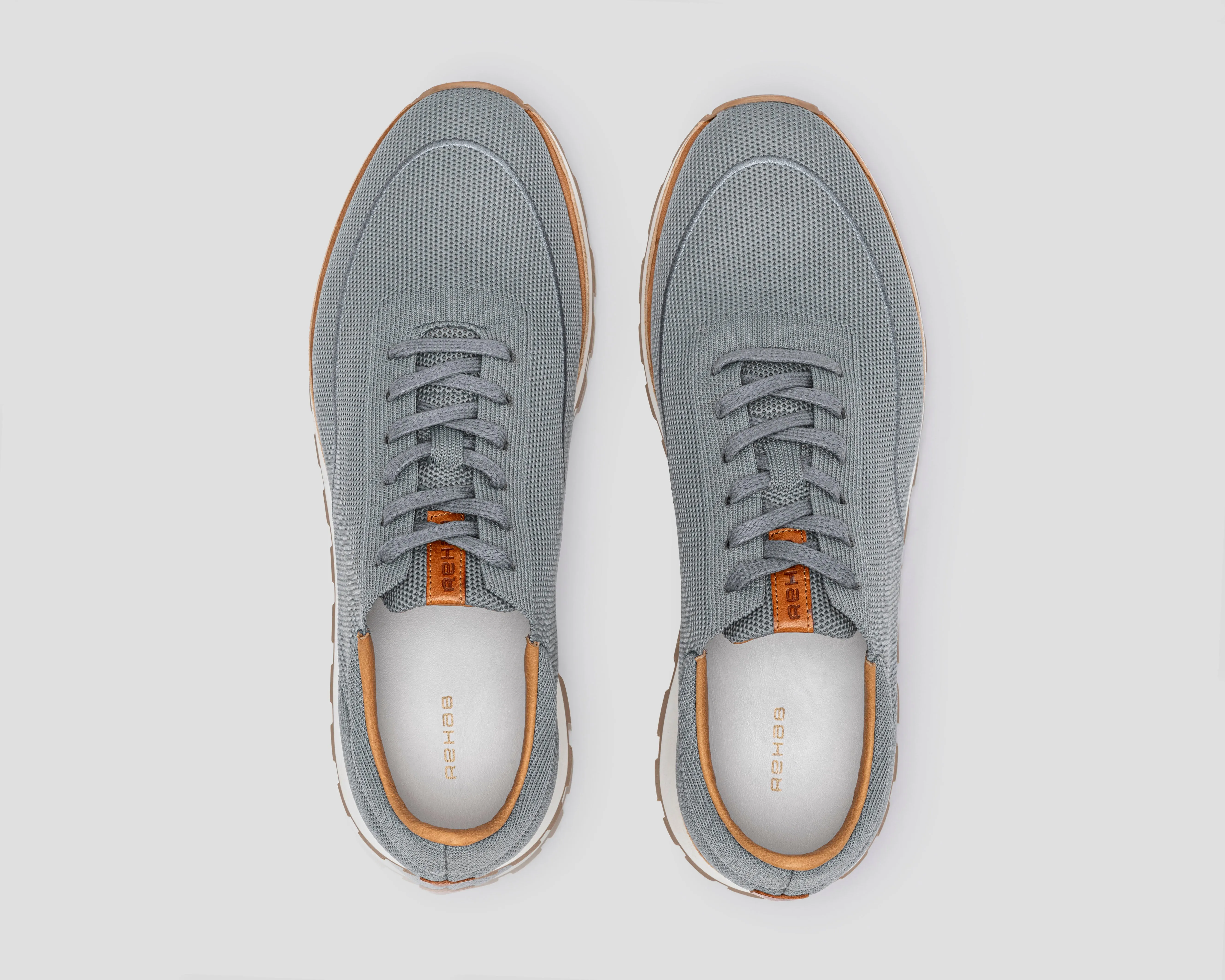 Mason Knit | Lichtblauwe sneaker