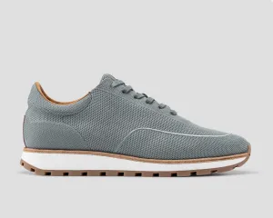 Mason Knit | Lichtblauwe sneaker