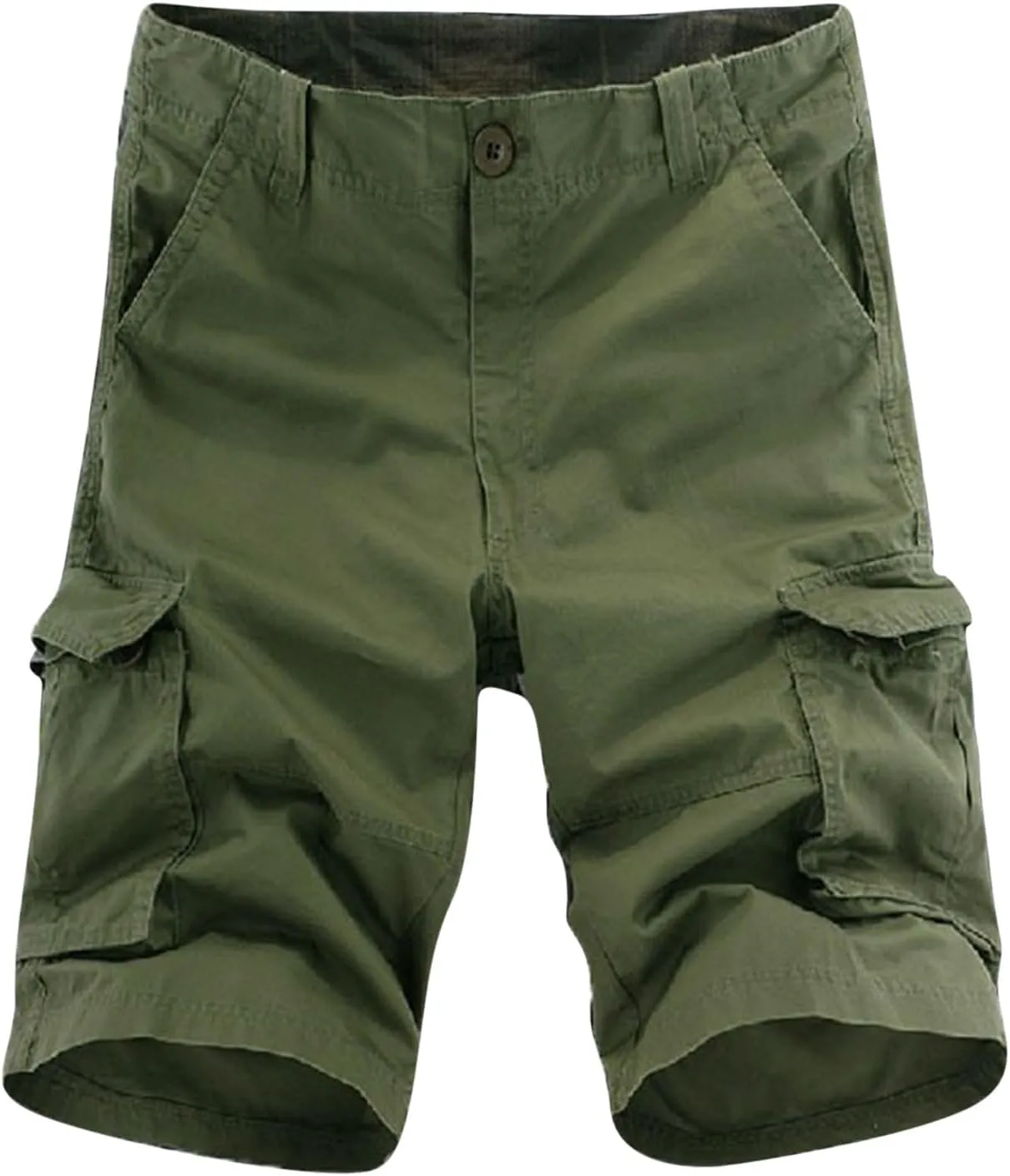 Mens Big and Tall Shorts Buckle Zipper Cargo Shorts Multi Pocket Casual Athletic Shorts Trendy Outfits Clothing 2024