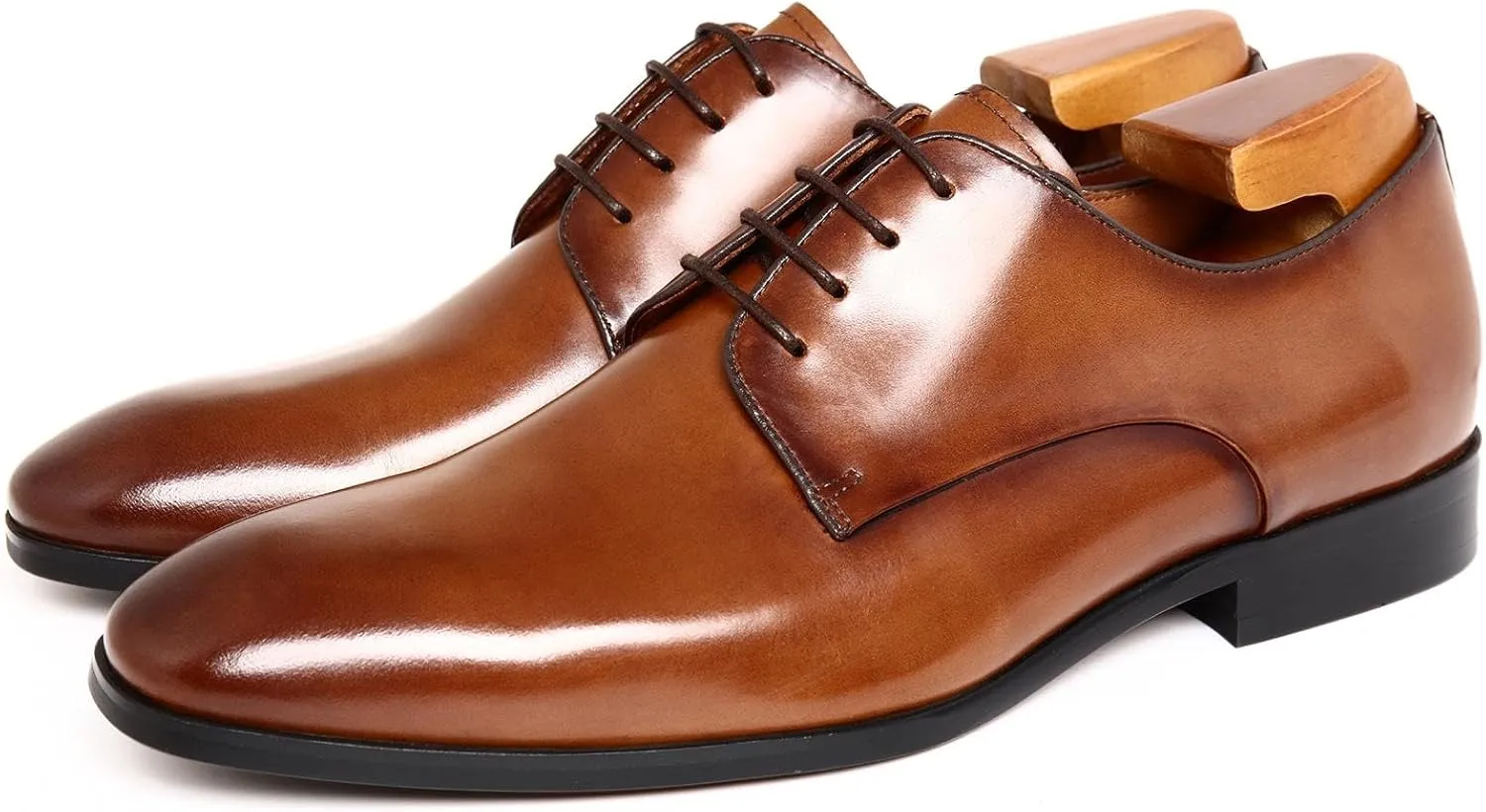 Men's Business Casual Dress Oxfords Formal Lace-Up Shoes for Office, Parties, and Daily Wear