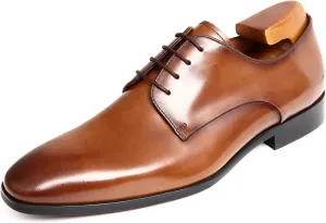 Men's Business Casual Dress Oxfords Formal Lace-Up Shoes for Office, Parties, and Daily Wear