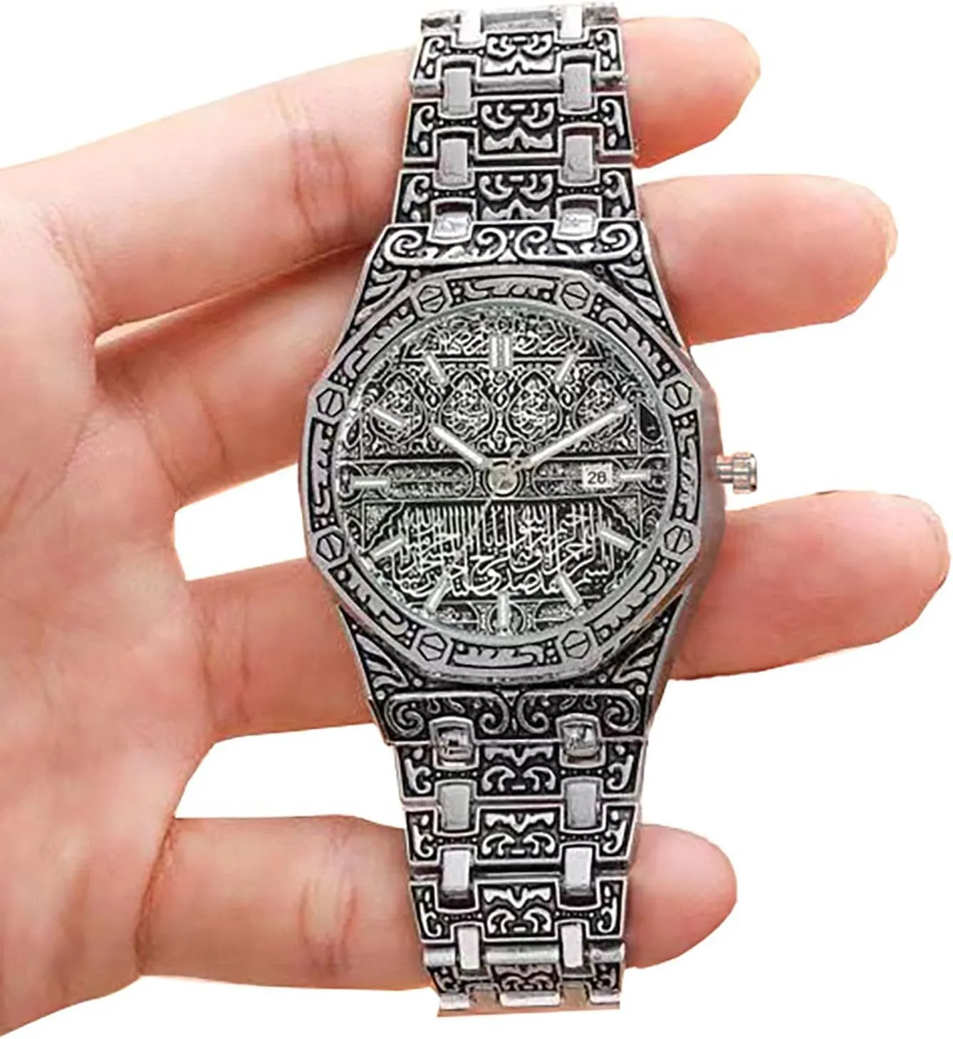 Men's Vintage Watch Fashion Business Men's Watch, Classic Octagon Dial Design Calendar Men's Watch, Men's Casual Wrist Watch