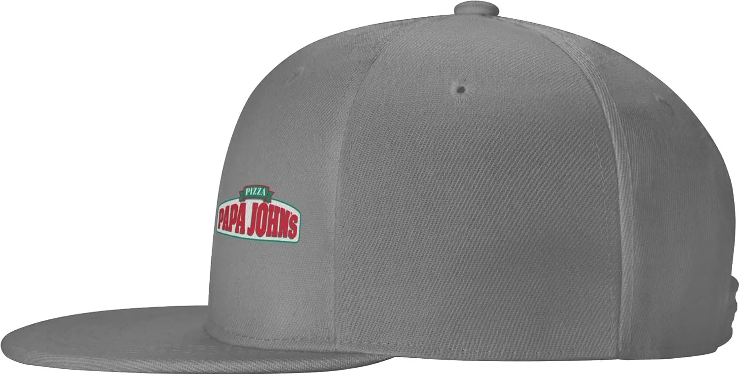 Men's Women's Logo Snapback Baseball Caps Adjustable Flat Bill Brim Caps Work Hat for Adult Unisex Women Men