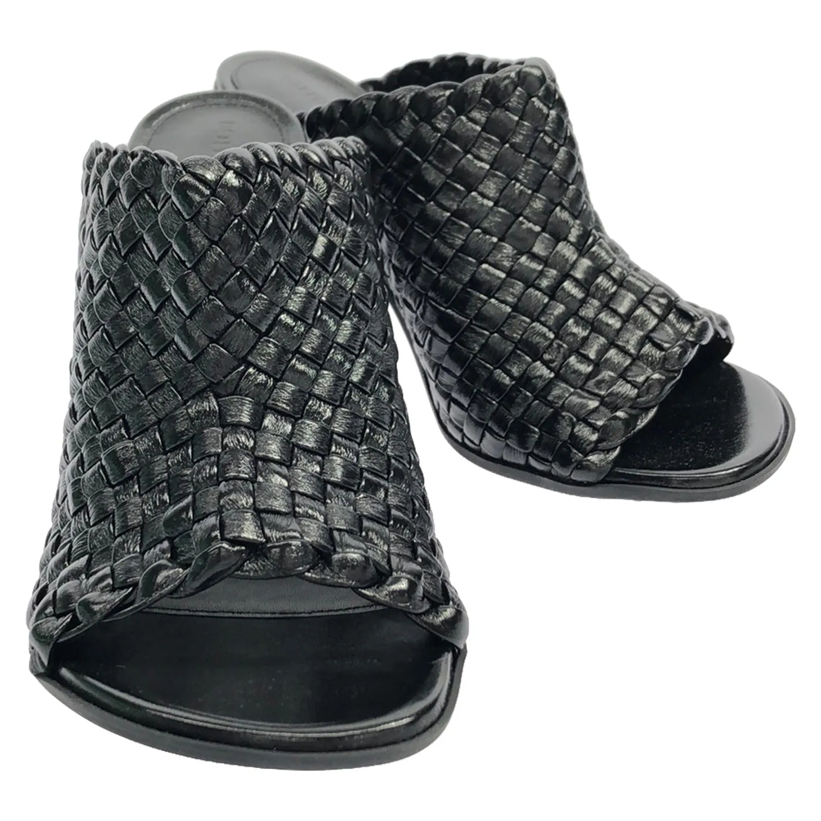 Mule Sandals Leather Black