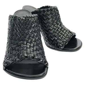 Mule Sandals Leather Black
