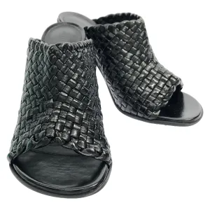 Mule Sandals Leather Black