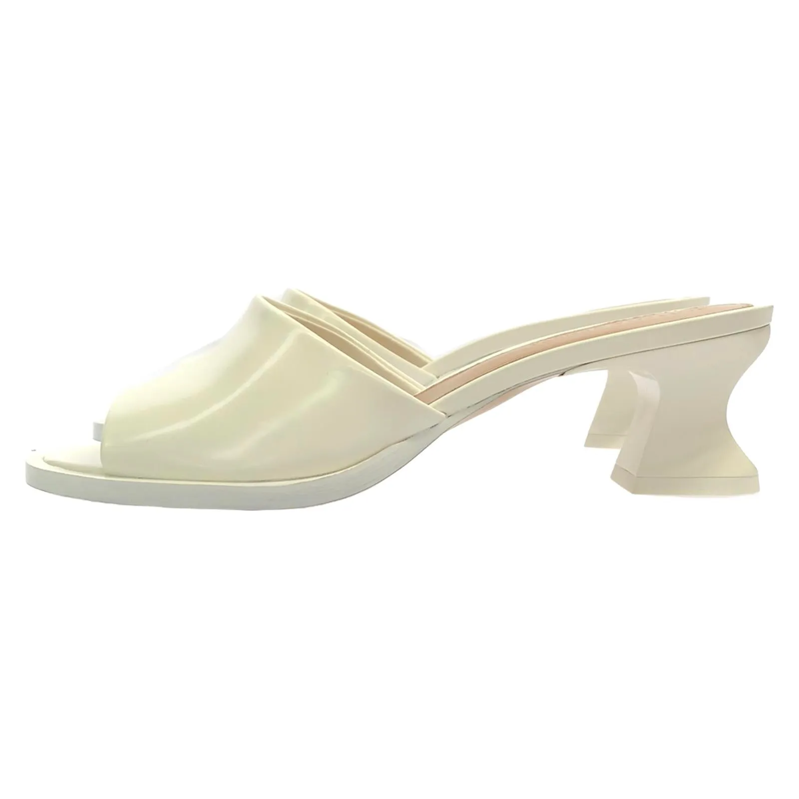 Mule Sandals Leather White