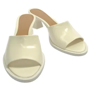 Mule Sandals Leather White