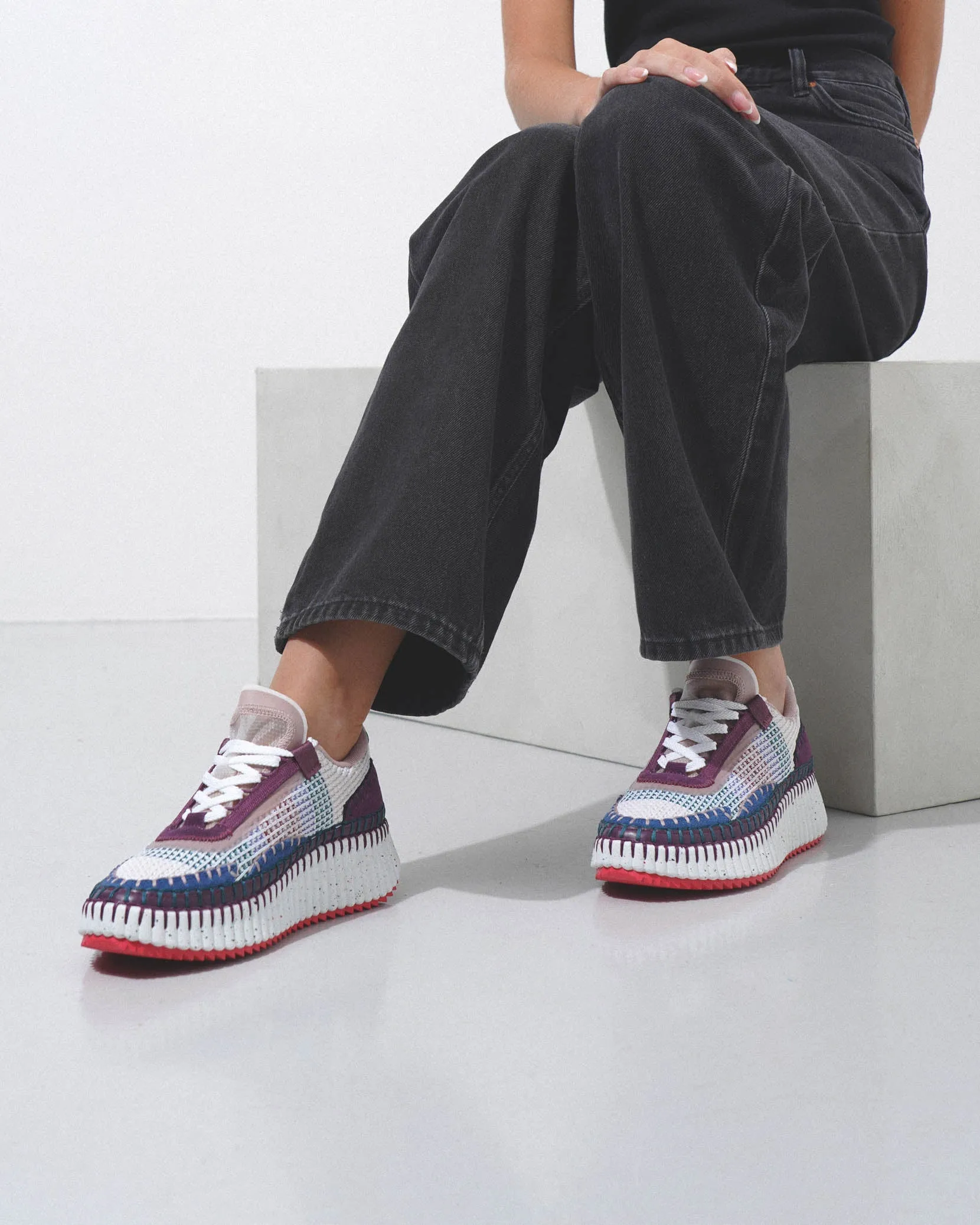Nama blush purple sneakers