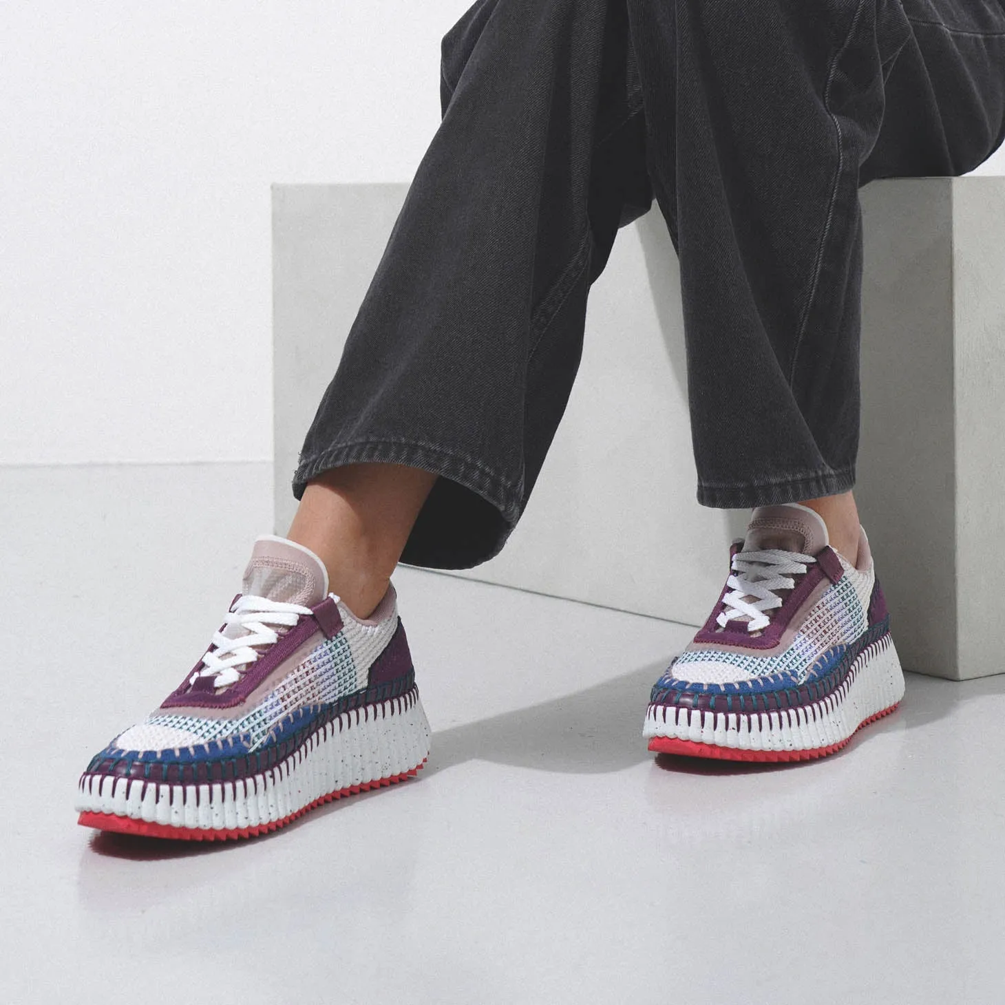Nama blush purple sneakers