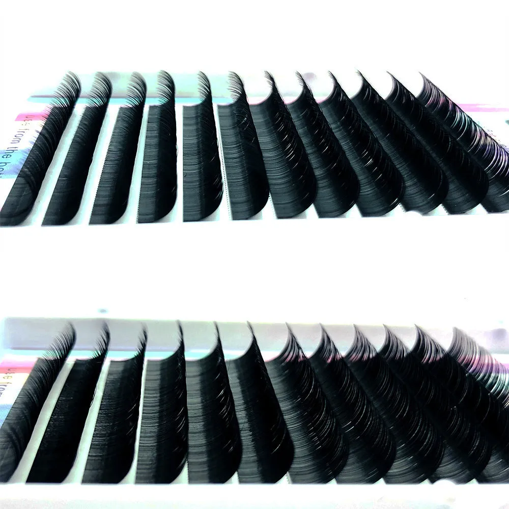 Natural Single Air False Eyelashes – Lightweight Flat Hair Double-Pointed Lashes