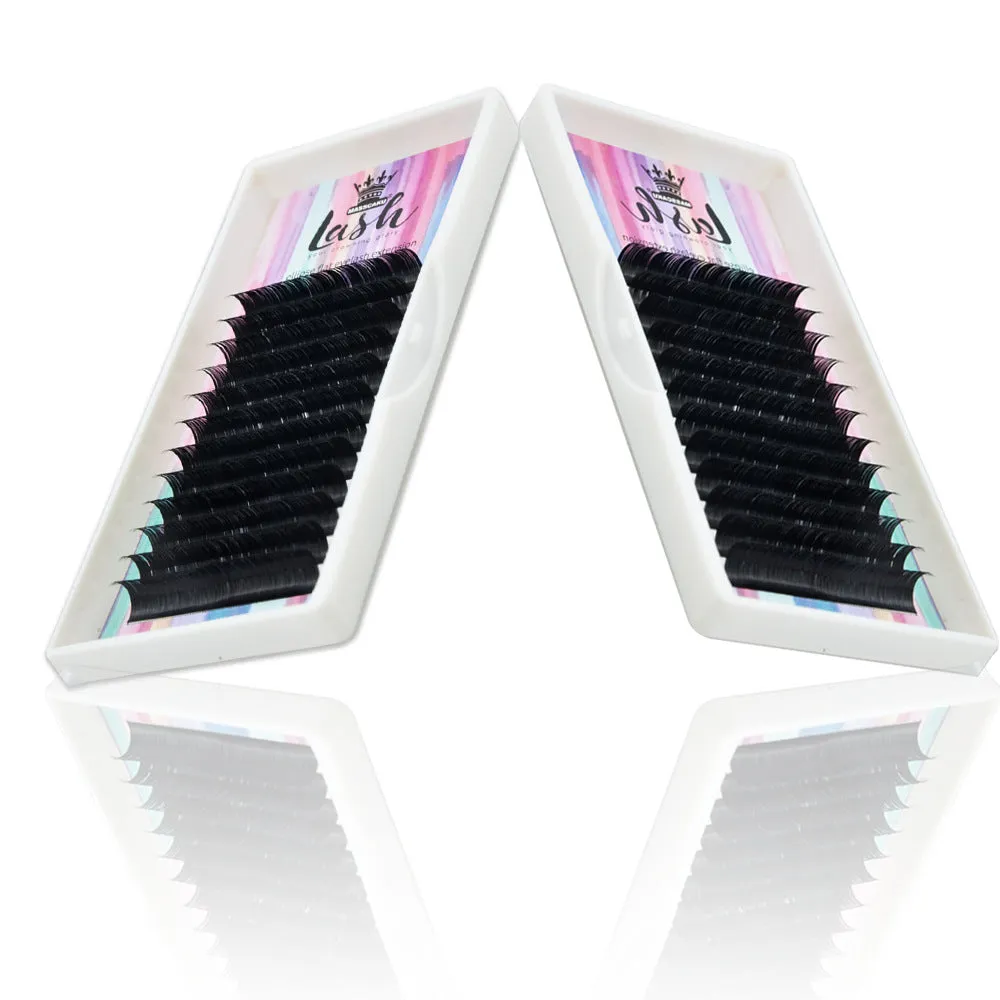 Natural Single Air False Eyelashes – Lightweight Flat Hair Double-Pointed Lashes