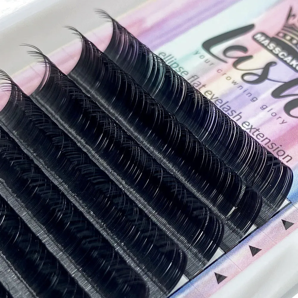 Natural Single Air False Eyelashes – Lightweight Flat Hair Double-Pointed Lashes