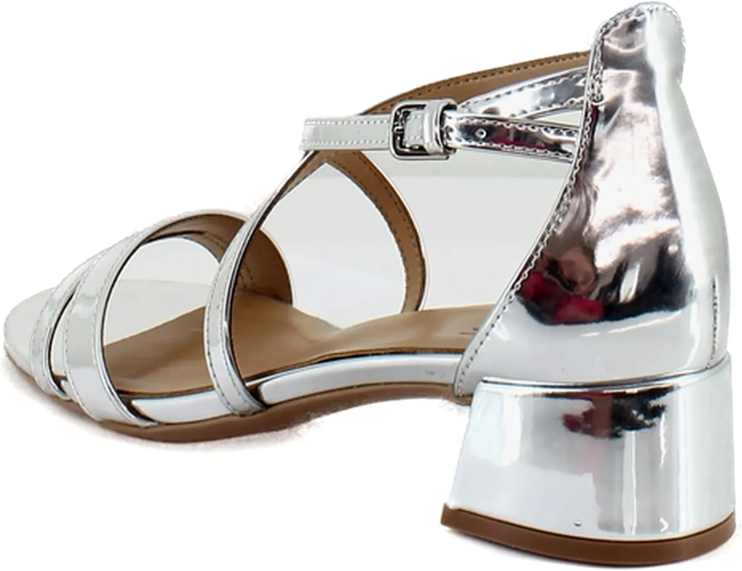 Naturalizer Women's June Strappy Low Block Heel Dress Sandal