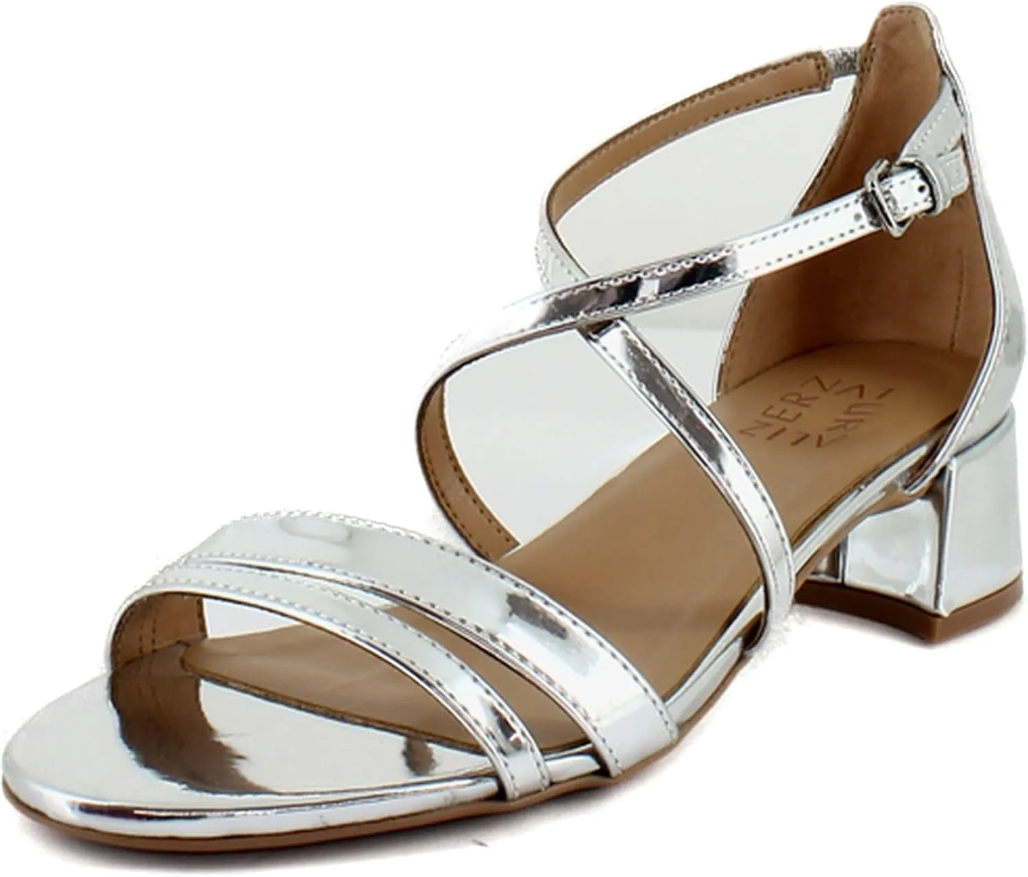 Naturalizer Women's June Strappy Low Block Heel Dress Sandal