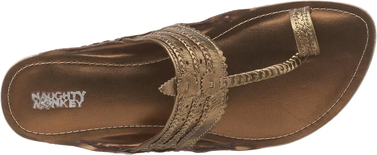 Naughty Monkey Women's Gladiator Toe Thong