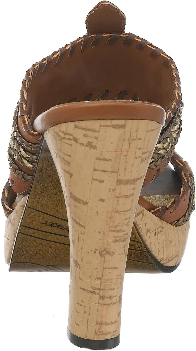Naughty Monkey Women's Gold Card Cork Platform Sandal