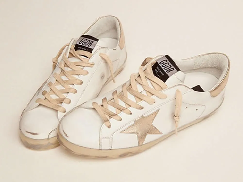 nesho Sneakers for Women Leather Walking Lace-up Flat Trainers Retro Comfortable Non-Slip Sport Shoes