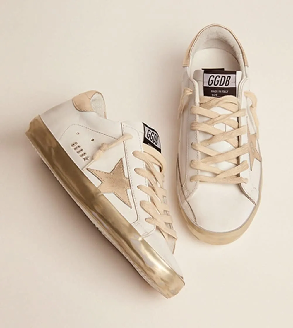 nesho Sneakers for Women Leather Walking Lace-up Flat Trainers Retro Comfortable Non-Slip Sport Shoes