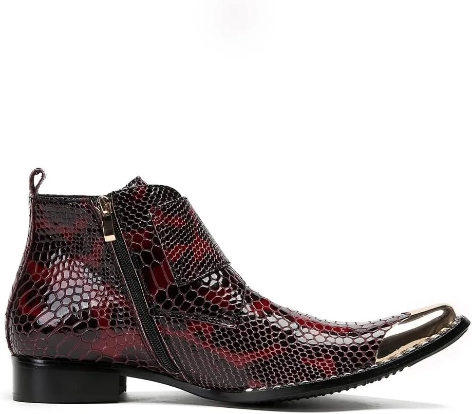 New for Men Ankle Boots Show for Holiday Genuine Leather The First Layer of Cowhide Pure Leather