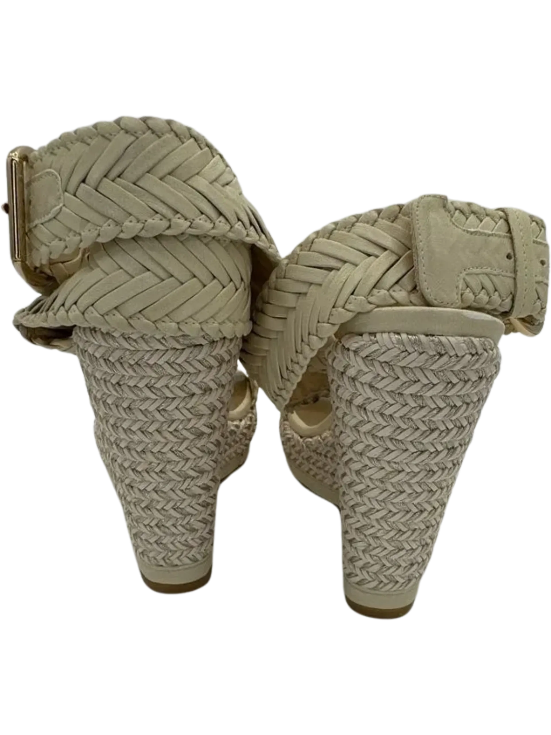 *NEW* Stuart Weitzman Elixir Braided Leather Wedge Sandal