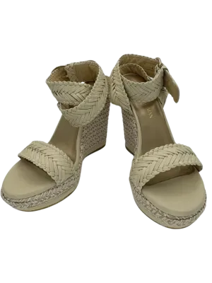 *NEW* Stuart Weitzman Elixir Braided Leather Wedge Sandal