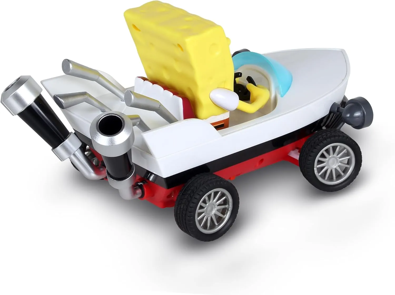 Nick Kart Racers - 2.4GHz RC Spongebob Boatmobile; Straight from The Game “Nickelodeon Kart Racers 3: Slime Speedway”; Full Function Fun; Grippy Tires for Ultimate Traction