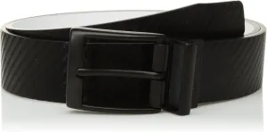 Nike Men's Carbon Fiber-Texture Reversible Belt