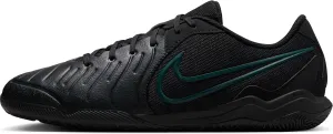 Nike Tiempo Legend 10 Academy Indoor/Court Low-Top Soccer Shoes (DV4341-002, Black/Deep Jungle/Black) Size 12