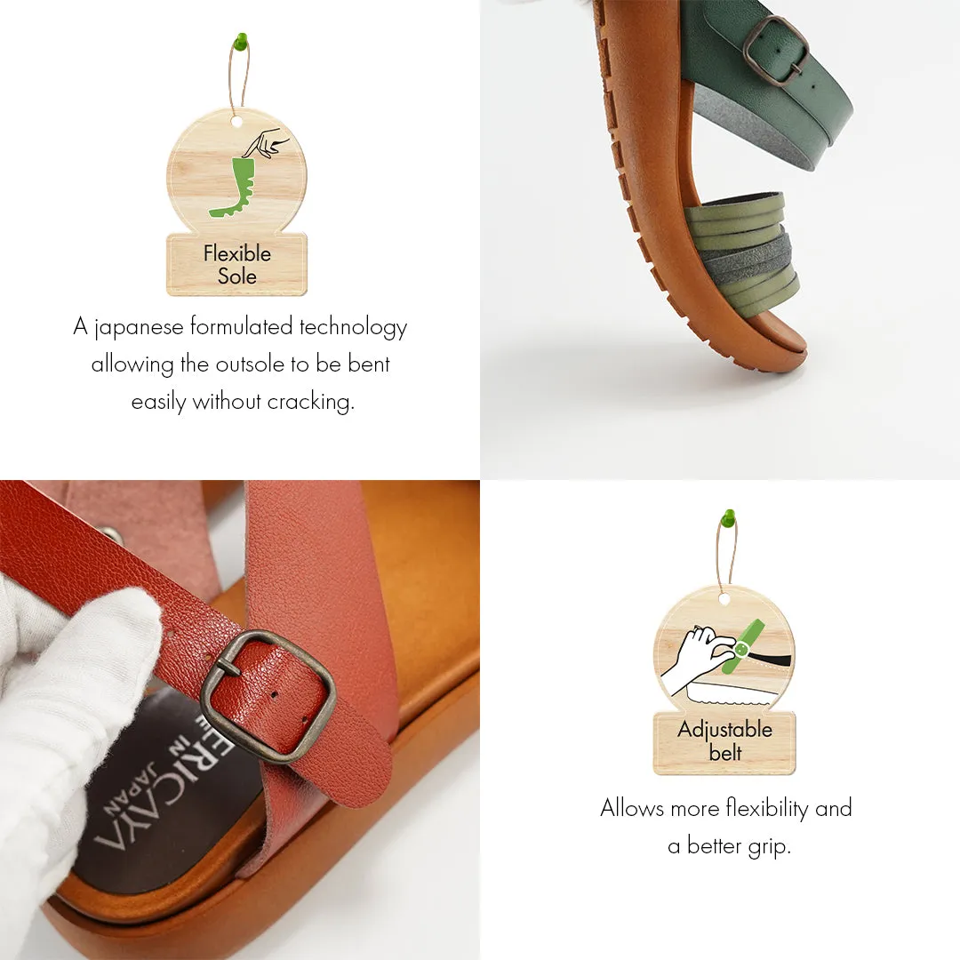 No.8302A Duo-way Belt Mesh Sandal