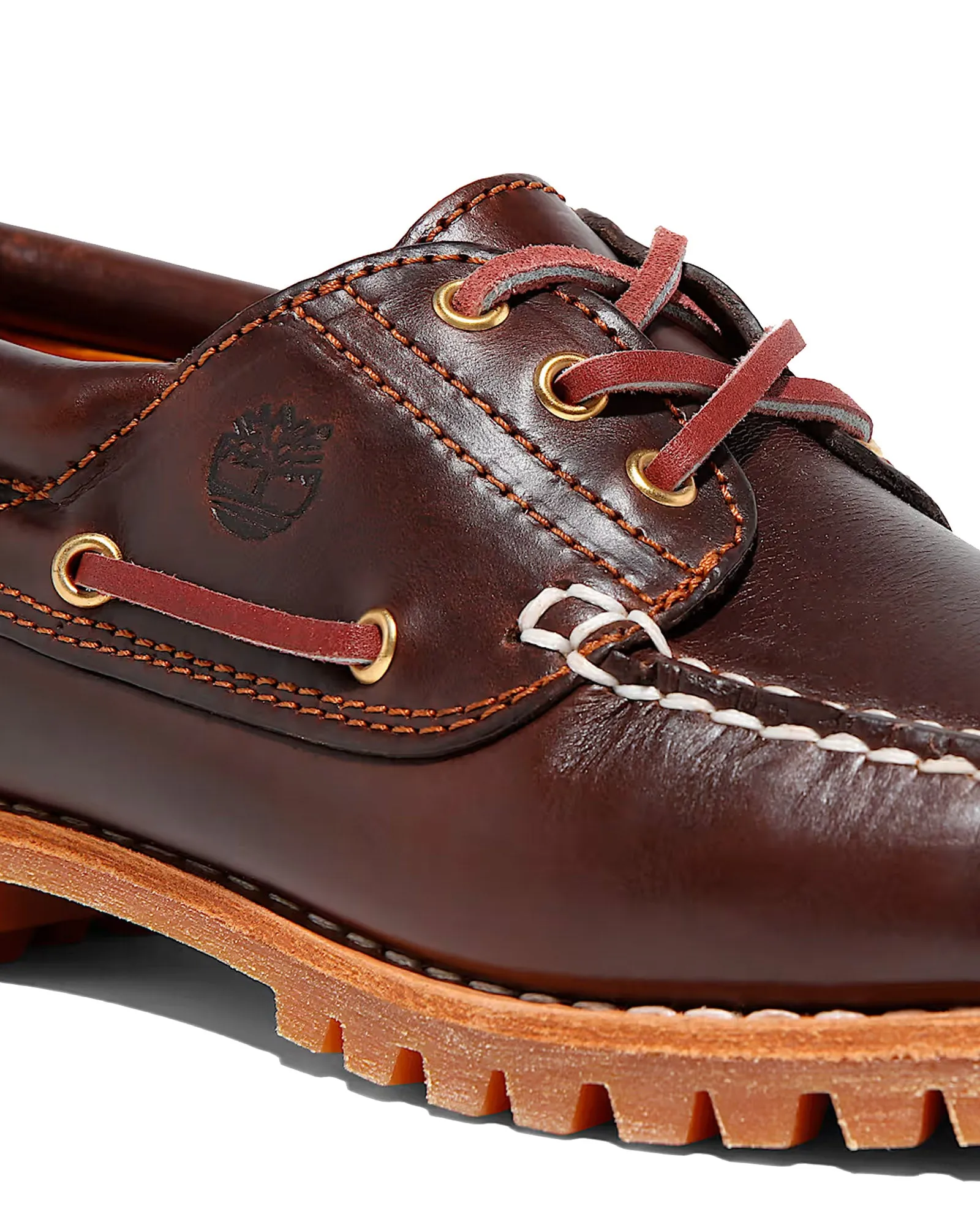 Noreen 3-Eye Lug Handsewn Boat Shoe